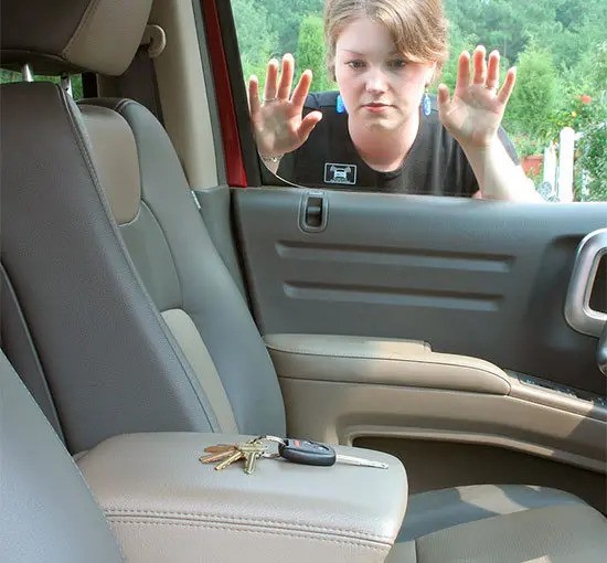 Keys locked in the car